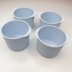 SILIKONEFORM RUND 7 CM DER ER 4 I EN PAKKE