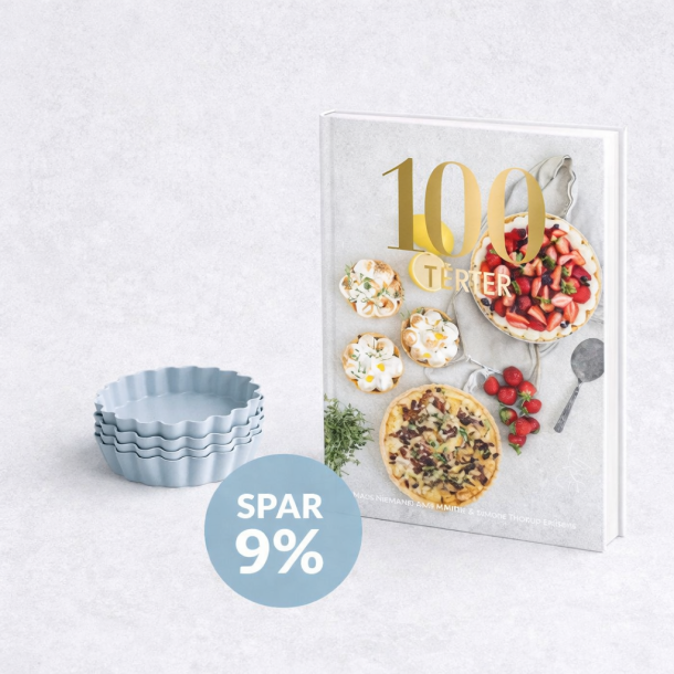 PAKKETILBUD 100 T�RTER, 1 STOR OG  6 SM� T�RTEFORME