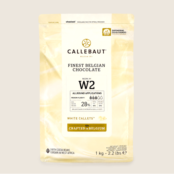 HVID CALLEBAUT CHOKOLADE (1 KG)