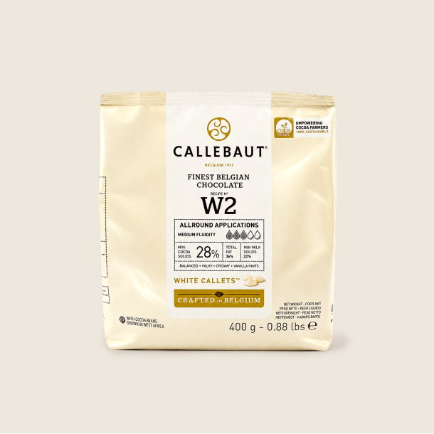 HVID CALLEBAUT CHOKOLADE (400 G)