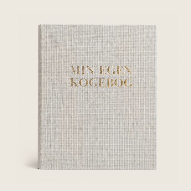 MIN EGEN KOGEBOG MED GR�T STOFOMSLAG