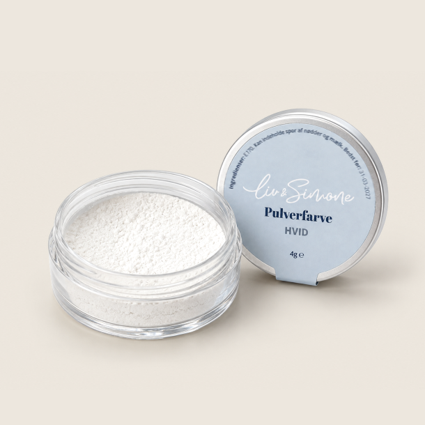 PULVERFARVE - HVID