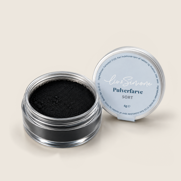 PULVERFARVE - SORT 