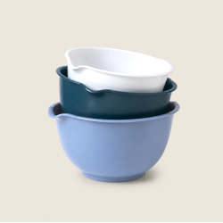 TEMPERERINGSSK�LE I 3 BL� NUANCER , 3 STK